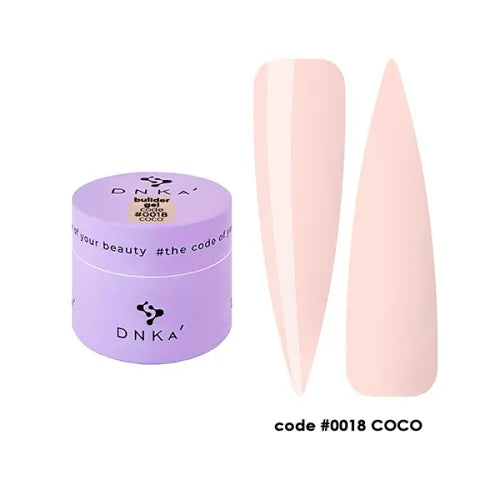 BUILDER GEL "DNKa", 15ml #0018 Coco