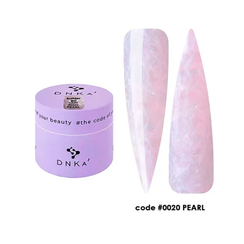BUILDER GEL "DNKa", 15ml #0020 Pearl