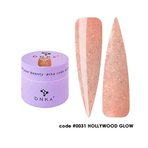 BUILDER GEL "DNKa", 15ml #0031 HOLLYWOOD GLOW