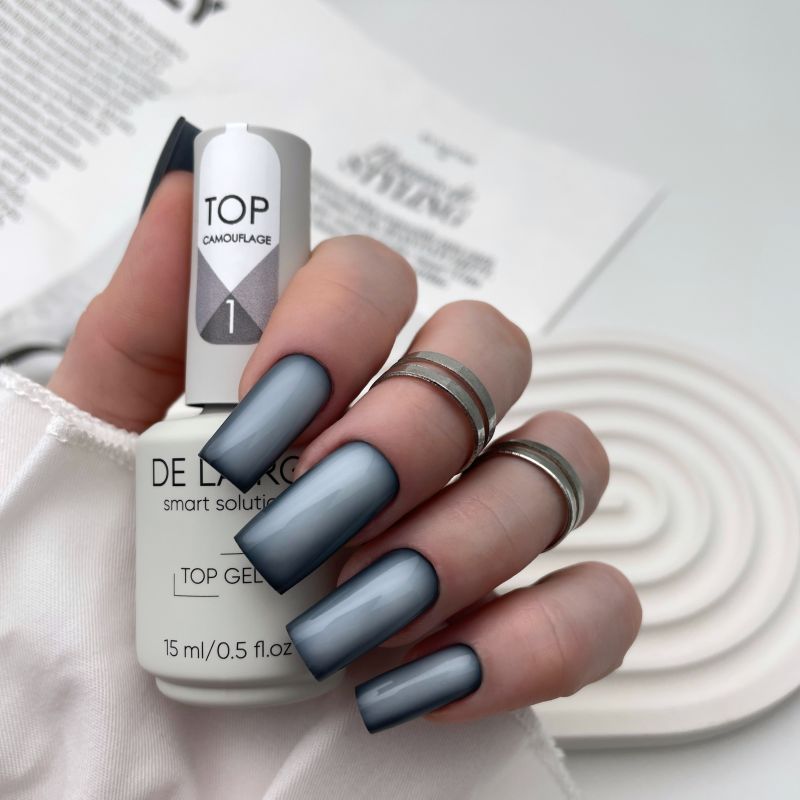 Top Camuflaje 01 DE LA RO - uñas aplicadas