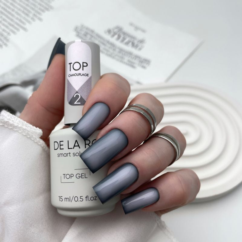 Top Camuflaje 02 DE LA RO - uñas aplicadas