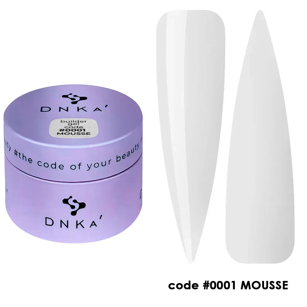 BUILDER GEL MOUSSE "DNKa", 15ml #0001