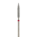 Fresa/Broca de diamante, forma de bala alargada roja 3.1 - More than nail store
