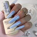 DE LA RO Polygel Bubble Gum 04 aplicado en uñas