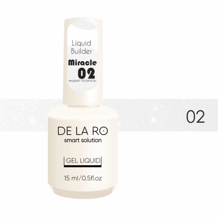 Polygel líquido Milagro 02 – 15ml DELARO
