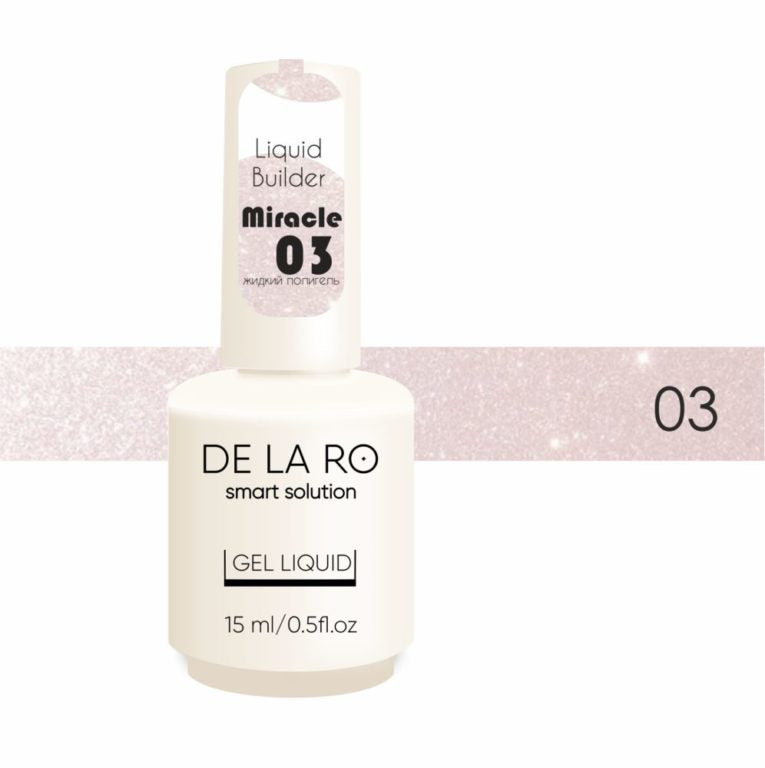 Polygel líquido Milagro 03 – 15ml DELARO - More than nail store