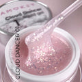 Gel Cloud Dancer Liquid 01 DE LA RO textura con shimmer