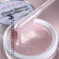 Gel Cloud Dancer Liquid 03 DE LA RO textura con shimmer