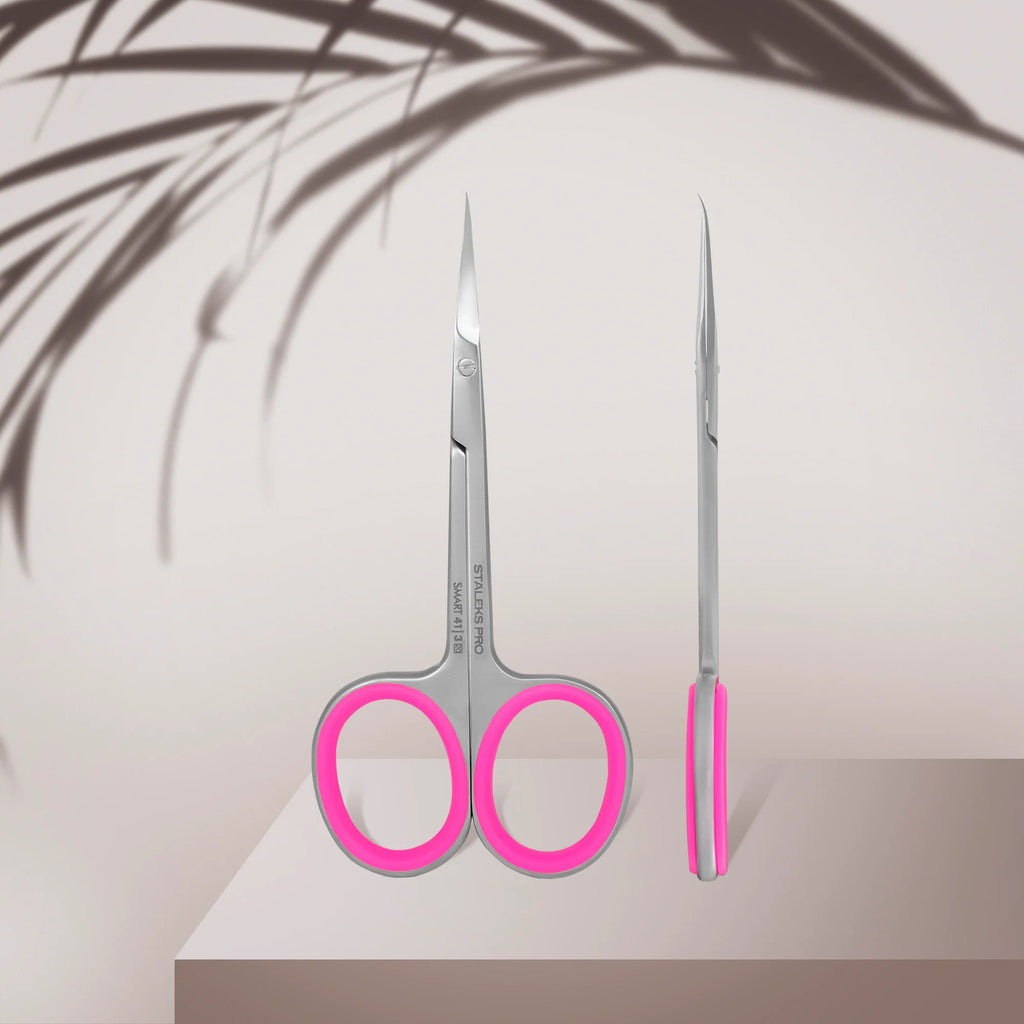 Tijeras profesionales con ganchito para cutícula SMART 41 TYPE 3  STALEKS - More than nail store