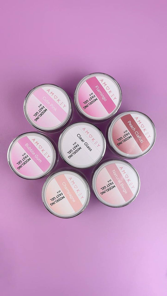 Gel modelador monofásico Fast Nude Gel 07 – 15g AMOKEY - More than nail store