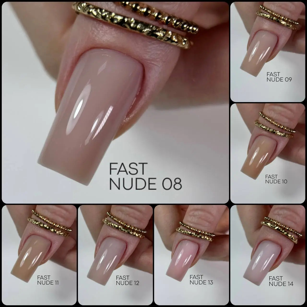 Gel modelador monofásico Fast Nude Gel 14 – 30g AMOKEY - More than nail store