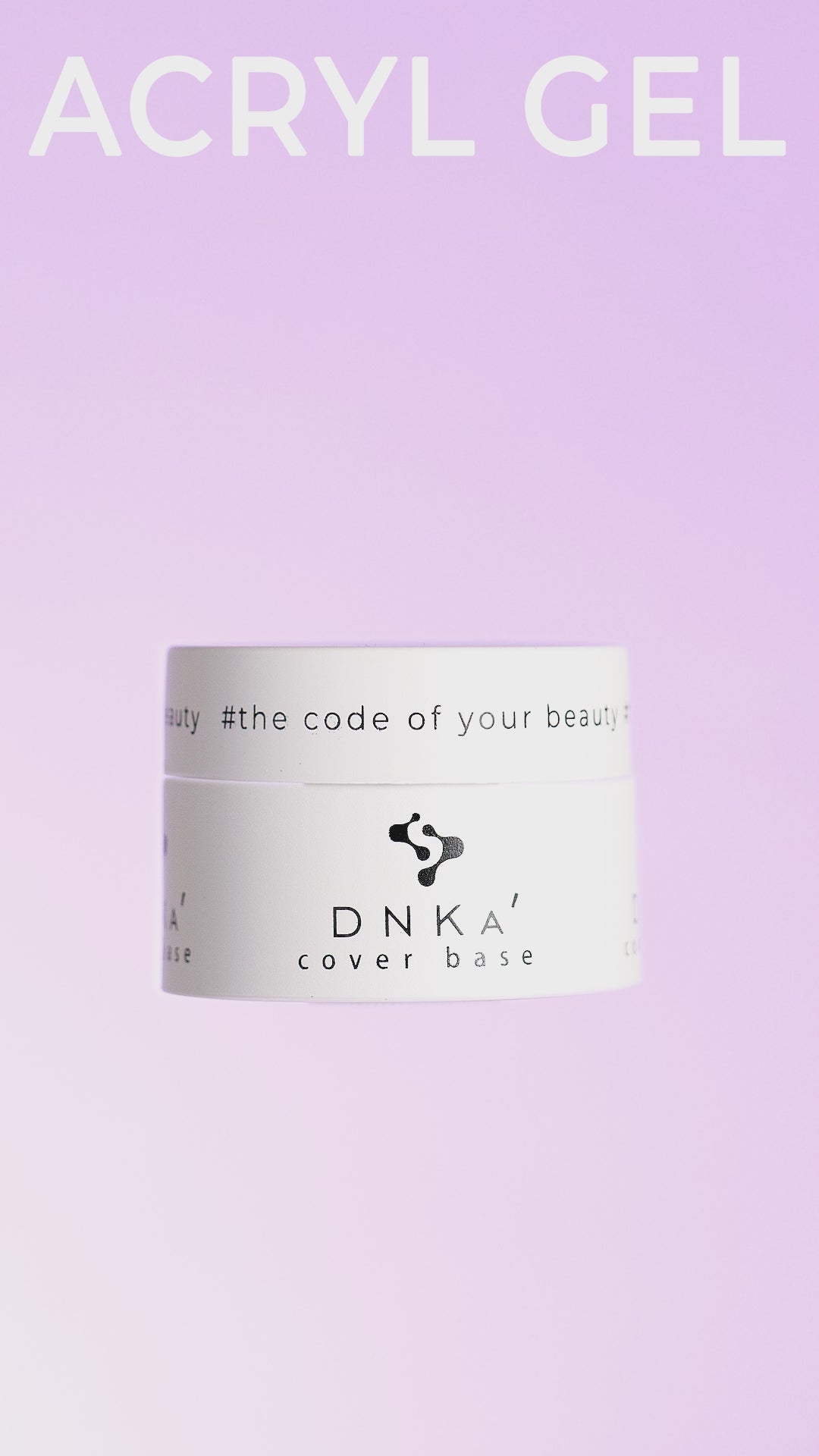 DNKa' SOLID ACRYGEL, 30ml (in jar)  #0001 GLASS